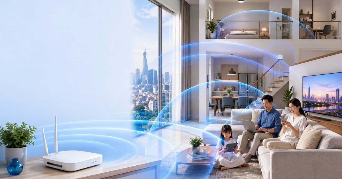Ảnh minh họa cho bài viết Lắp đặt WiFi VNPT HCM: đừng chỉ hỏi giá, hãy chọn đúng kiểu nhà